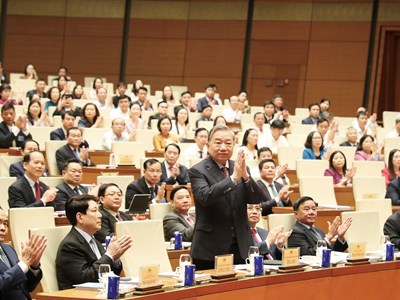 Tổng Bí thư Tô Lâm dự Hội nghị toàn quốc tổng kết công tác bầu cử