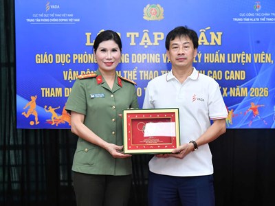 Thể thao Công an nhân dân nâng cao ý thức phòng, chống doping