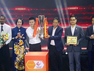 CLB Công an Hà Nội thắng lớn tại V.League Awards 2026