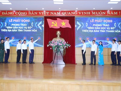Thanh Hóa phát động phong trào “Bình dân học vụ số”