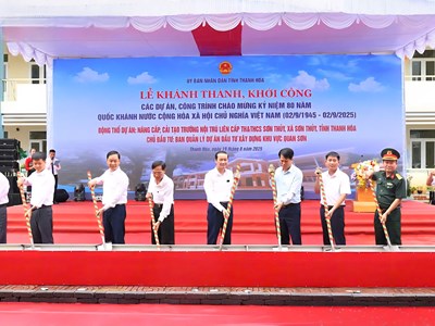 Thanh Hóa khởi công Trường Nội trú Sơn Thủy 115 tỉ đồng