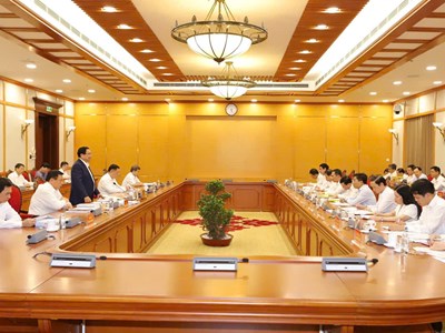 Bộ Chính trị duyệt Đại hội đại biểu Đảng bộ tỉnh Thanh Hóa lần thứ XX