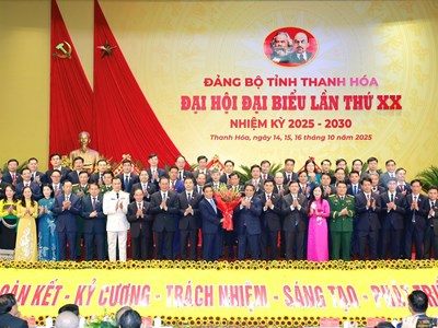 Đại hội Đảng bộ tỉnh Thanh Hóa lần thứ XX bầu đủ 69 Ủy viên Ban Chấp hành khóa mới