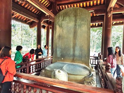 Tu sửa khẩn cấp Nhà bia Vĩnh Lăng hơn 1,6 tỉ đồng