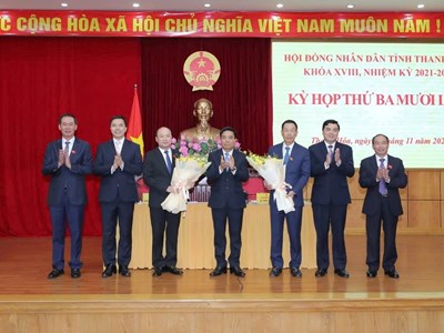 Thanh Hóa có thêm 2 Phó chủ tịch UBND tỉnh