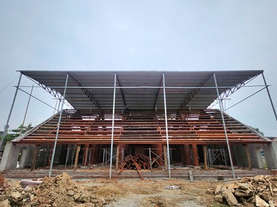 Đình Đô Mỹ gần 200 năm tuổi được trùng tu, hồi sinh giá trị kiến trúc thời Nguyễn