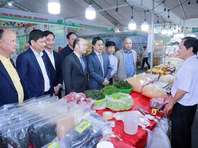 Thanh Hóa khai trương trưng bày nông sản an toàn 2025 với gần 300 gian hàng