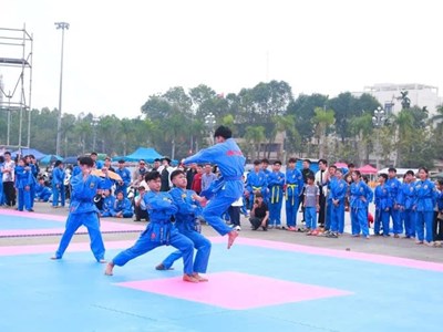 Vovinam rộn ràng ngày xuân ở xứ Thanh