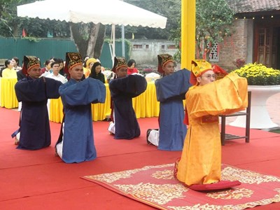 Rộn ràng khai hội Thái miếu nhà Hậu Lê