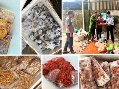 Phát hiện 4 tấn thực phẩm “bẩn” tuồn ra quán nhậu, vỉa hè ở Thanh Hóa