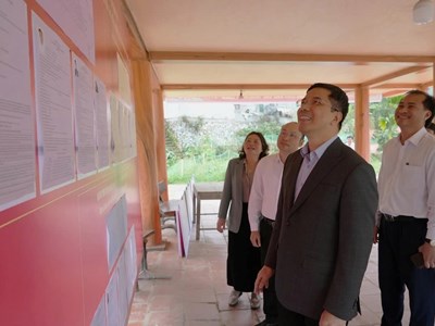 Thanh Hoá: Kiểm tra công tác chuẩn bị bầu cử tại xã vùng cao Pù Luông