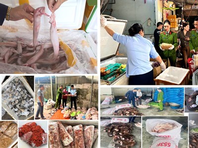 Rùng mình với hàng chục tấn thực phẩm “bẩn” vừa bị phát hiện