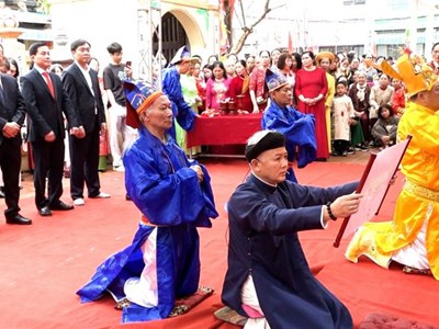 Làng Vệ Yên giữ hồn lễ hội Đông Hải Đại vương