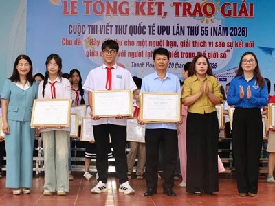 Thanh Hóa: Gần 119.000 bài dự thi viết thư UPU