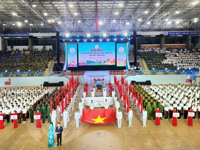 Gần 2.000 VĐV hội tụ, khai mạc Đại hội Thể dục thể thao Thanh Hóa lần thứ X