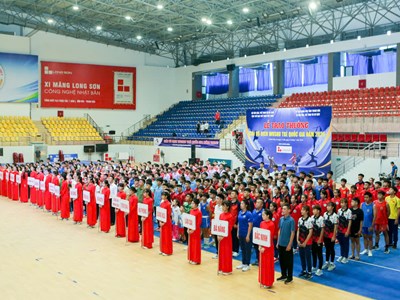 Hơn 600 võ sĩ trẻ tranh tài tại Giải vô địch Wushu quốc gia
