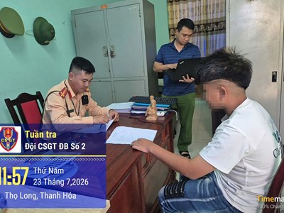 Từ video người dân cung cấp, hàng loạt vi phạm giao thông ở Thanh Hóa bị xử lý