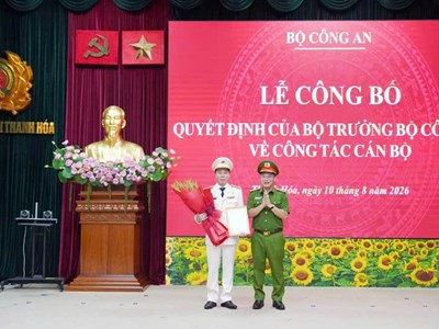 Đại tá Hoàng Quốc Việt làm Giám đốc Công an tỉnh Thanh Hóa