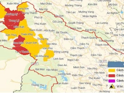 Bão số 4 gây mưa lớn, 6 xã Thanh Hóa nguy cơ lũ quét, sạt lở