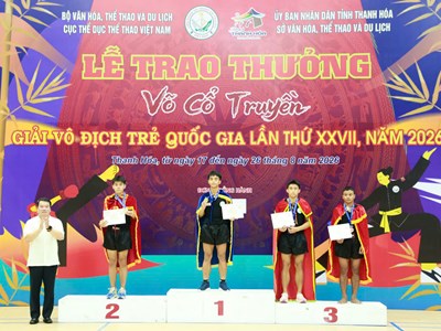 Võ cổ truyền trẻ hội tụ, Thanh Hóa khẳng định sức mạnh ở nội dung đối kháng