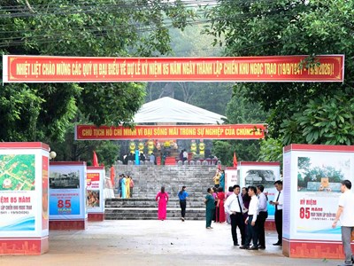 85 năm Chiến khu Ngọc Trạo qua 150 hình ảnh, tư liệu