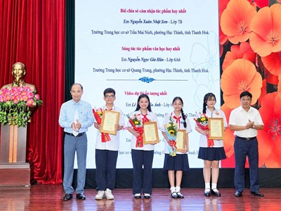 Thanh Hóa trao giải Đại sứ Văn hóa đọc, phát động cuộc thi viết về quê hương