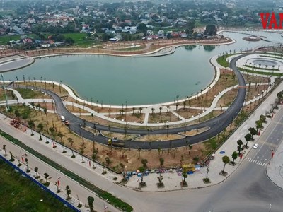 Khánh thành công viên cây xanh hồ điều hòa lớn nhất Thái Nguyên
