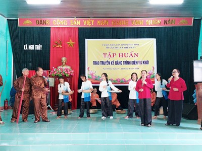 Trao truyền kỹ năng trình diễn hò khơi