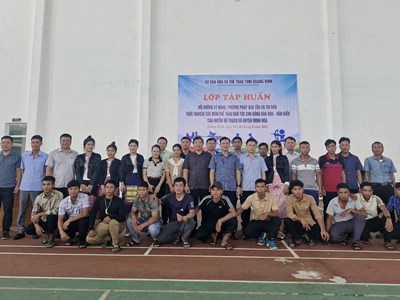 Bảo tồn các môn thể thao dân tộc của đồng bào Bru - Vân Kiều