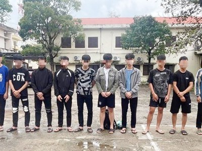 Tạm giữ 11 “trai làng” liên quan đến vụ chém 2 thanh niên tử vong