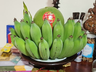 Nải chuối ngày Tết với ước vọng sum vầy…