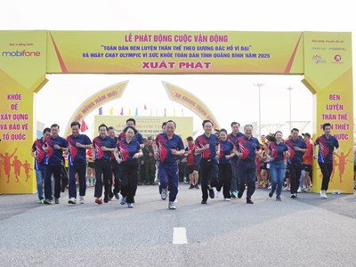 1.500 người tham gia Ngày chạy Olympic 