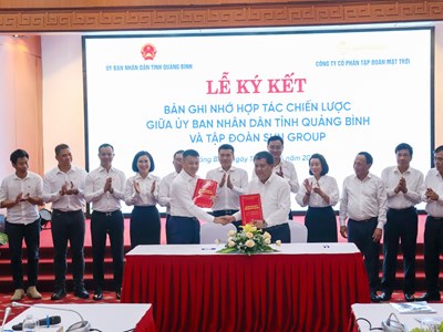 Quảng Bình và Tập đoàn Sun Group hợp tác về phát triển du lịch, nghỉ dưỡng đẳng cấp quốc tế