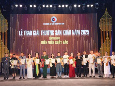 Giải thưởng Sân khấu 2025: Ghi nhận nỗ lực sáng tạo của nghệ sĩ