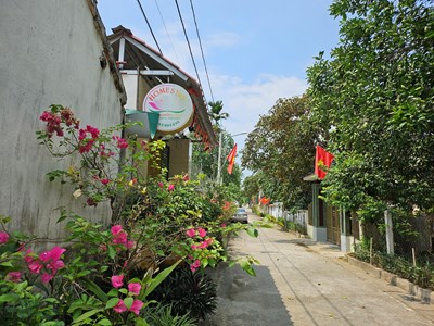 Vườn mẫu homestay, điểm nhấn du lịch trên quê Bác