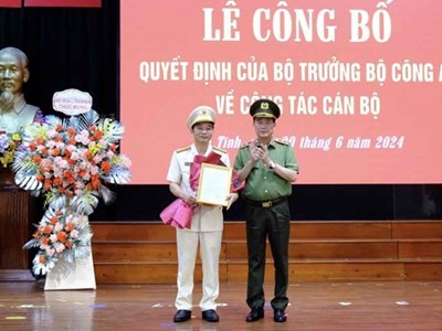 Hà Tĩnh có tân Giám đốc Công an tỉnh