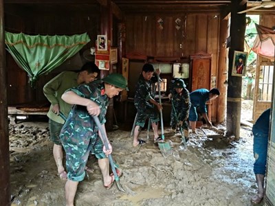 Khắc phục hậu quả lũ ống, lũ quét ở miền núi Nghệ An