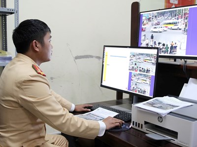 Gần 2.000 trường hợp vi phạm an toàn giao thông bị phạt nguội tại TP Vinh