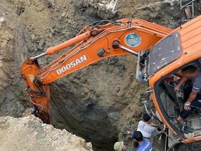Sập giếng nước đang đào, 3 người đàn ông tử vong
