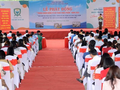 Nghệ An phát động “Tháng hành động vì an toàn thực phẩm năm 2025”
