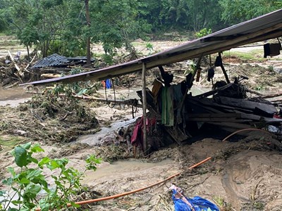 Lũ quét gây thiệt hại lớn về tài sản người dân khu vực biên giới