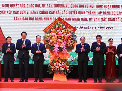 Nghệ An công bố thực hiện mô hình chính quyền địa phương 2 cấp