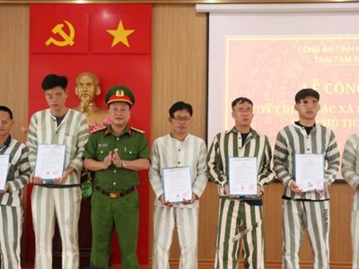 30 phạm nhân được đặc xá dịp Quốc khánh 2.9