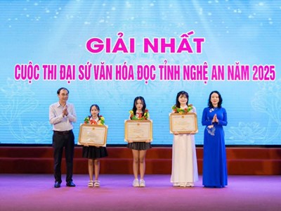 Lan tỏa văn hóa đọc từ gần 165.000 bài dự thi tại Nghệ An