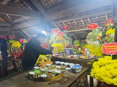 Trang trọng tổ chức lễ giỗ lần thứ 96 Cụ Phó bảng Nguyễn Sinh Sắc