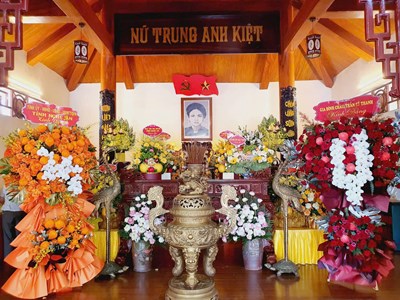 Nghệ An trang trọng tổ chức lễ giỗ lần thứ 85 đồng chí Nguyễn Thị Minh Khai