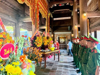 Trang trọng lễ giỗ Chủ tịch Hồ Chí Minh lần thứ 57 tại Nghệ An