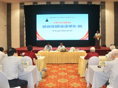 183 tác phẩm báo chí vào vòng chung khảo Giải Báo chí Quốc gia lần thứ XIX - 2024