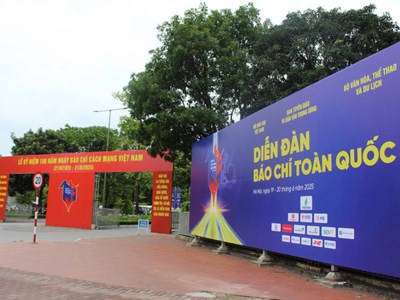Sáng nay, khai mạc Hội Báo toàn quốc năm 2025 