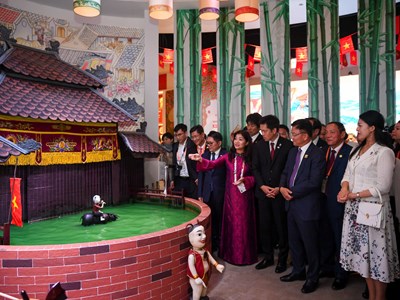 Nhà triển lãm Việt Nam là nơi hội tụ tinh hoa văn hóa, thể hiện khát vọng vươn lên của dân tộc